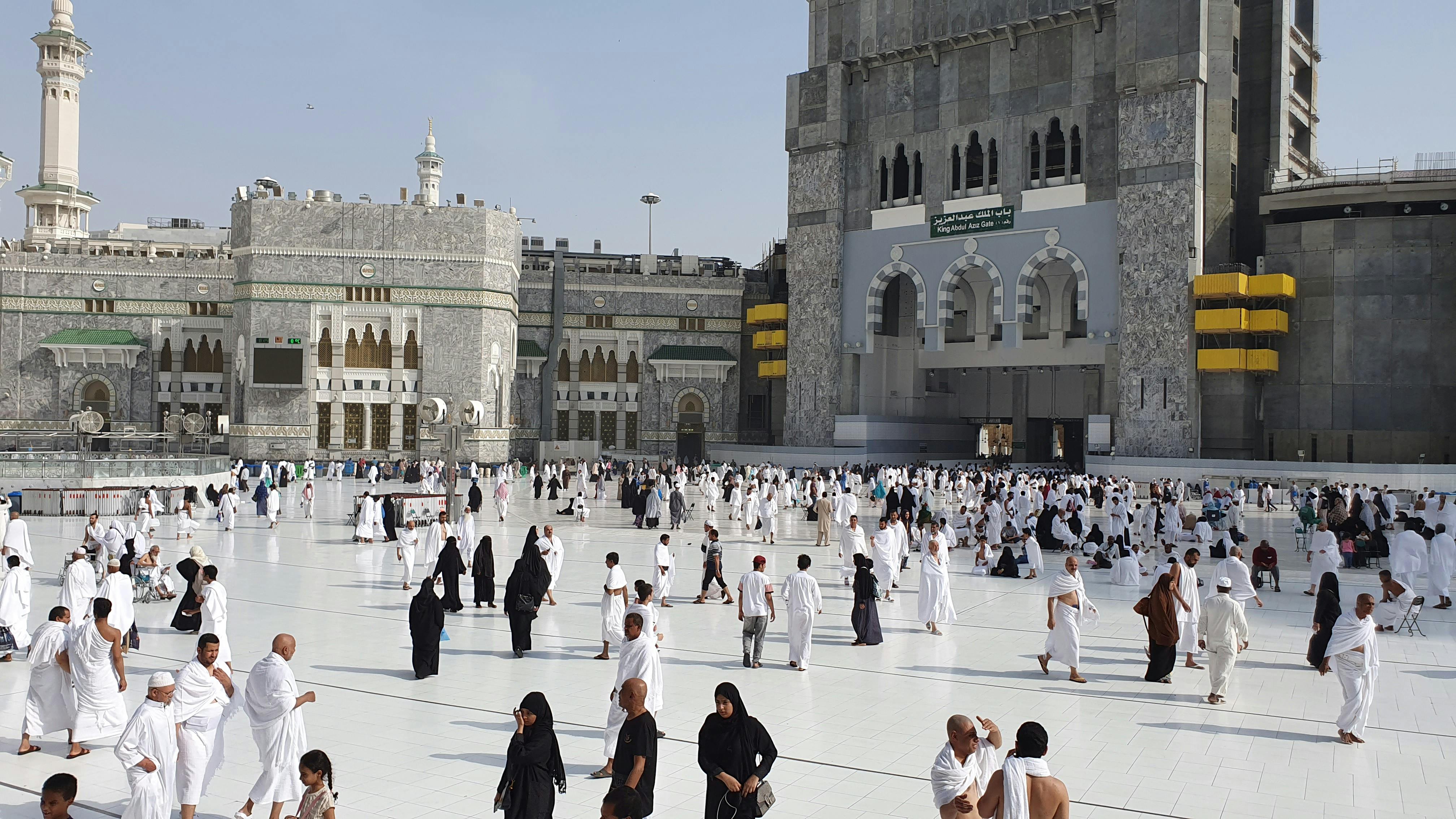 Masjid al-Haram during sunset